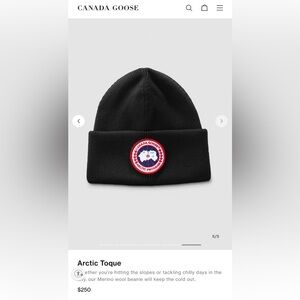 Canada Goose Black Beanie